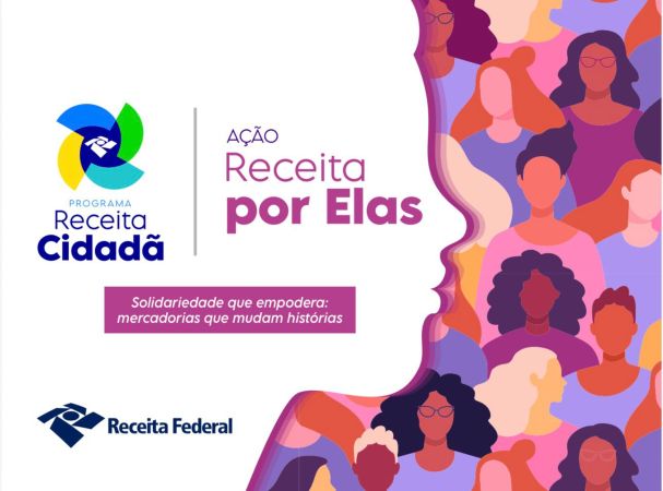 Doações da Receita Federal beneficiam projetos femininos