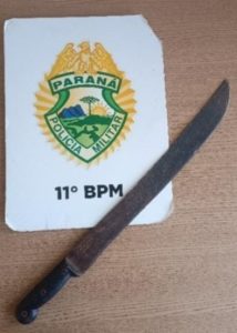 Homem é preso em Campo Mourão após ameaçar irmã com facão