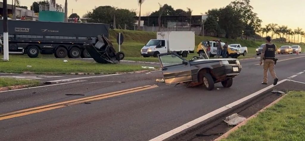 Ex-vereador de Farol morre em grave acidente no trevo da cidade