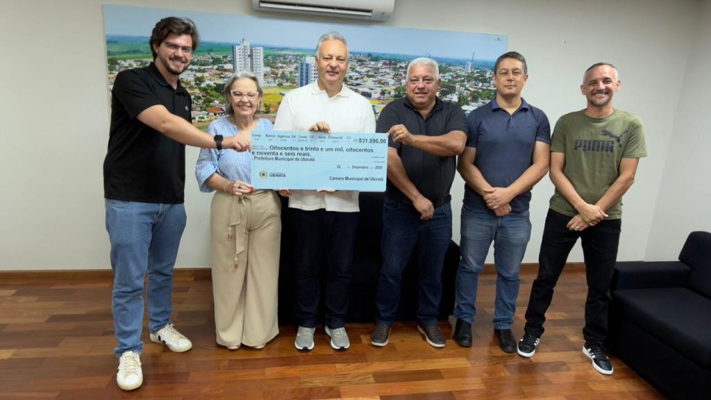 Ubiratã: Câmara devolve R$ 831.896,00 ao Executivo