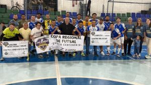 Moreira Sales levanta a taça da 1ª Copa Regional de Futsal em Quarto Centenário