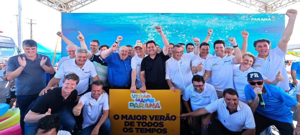 Ratinho Junior lança Verão Maior Paraná 2025/2026 com shows, esportes e reforço na segurança