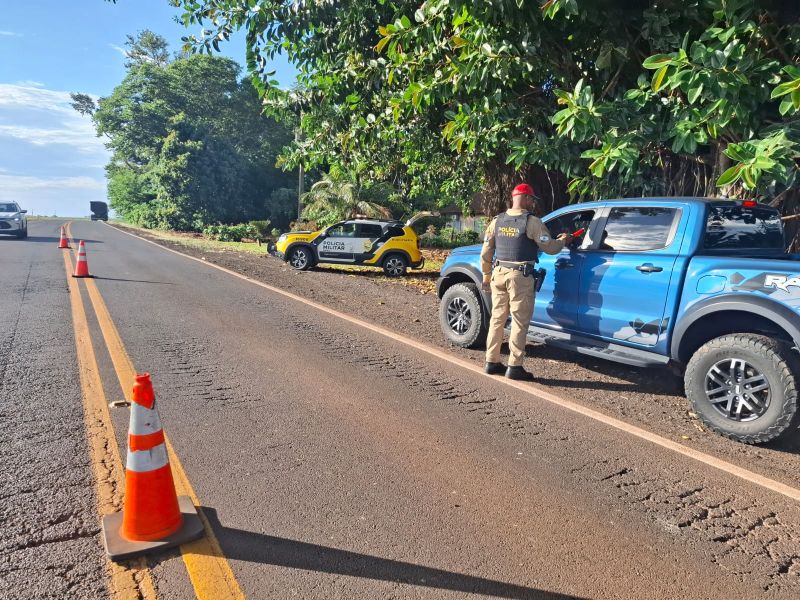 100 condutores autuados por embriaguez ao volante no Oeste do Paraná em 2026