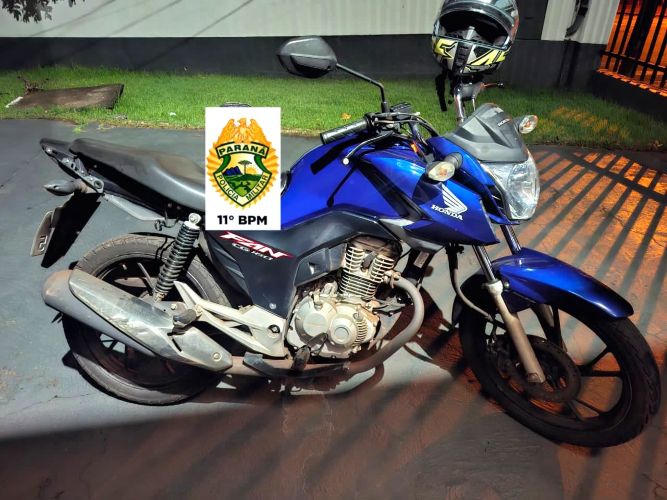 ROCAM prende jovem com moto furtada