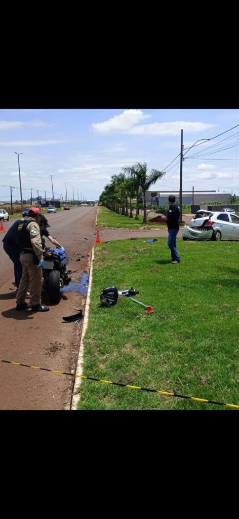 Colisão na PR-574 em Cafelândia deixa motociclista morto