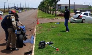 Colisão na PR-574 em Cafelândia deixa motociclista morto