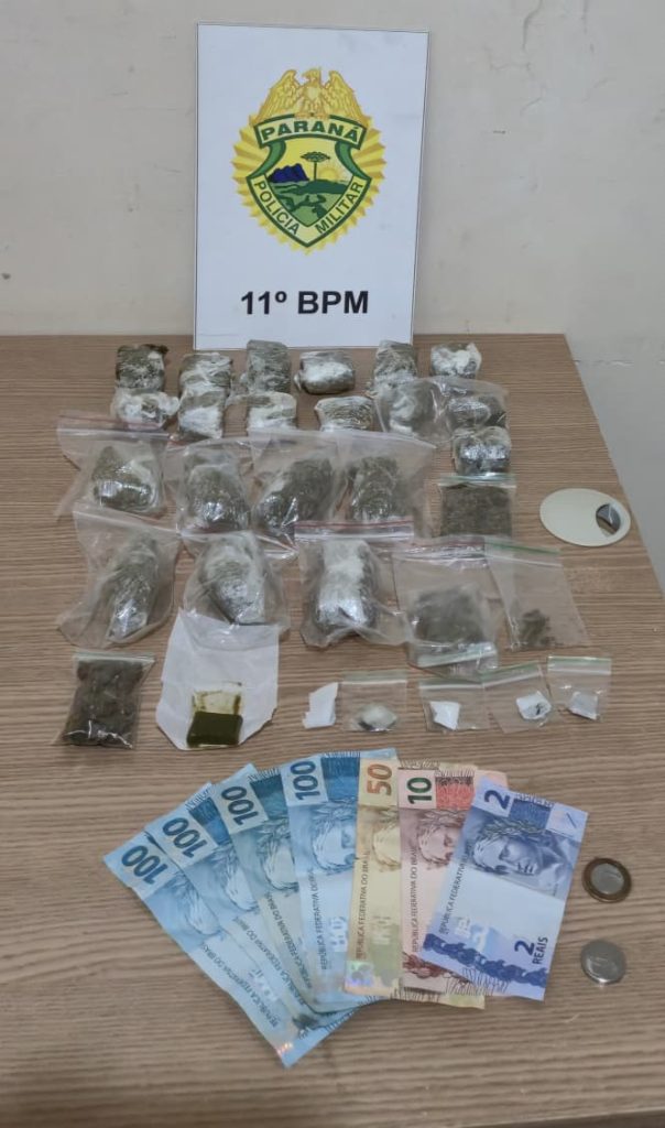 Perseguição policial  termina com prisão e apreensão de drogas