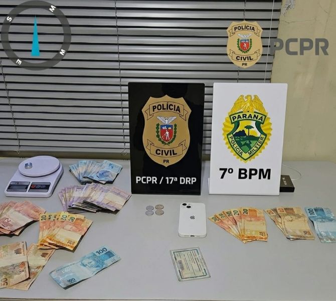 Força-tarefa prende três e desmonta ponto de tráfico em Mariluz