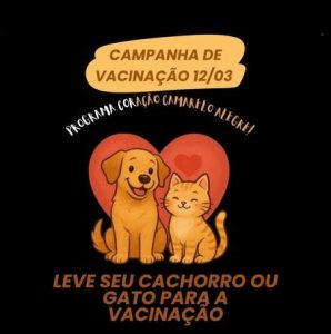 Rancho Alegre D’Oeste vacina cães e gatos nesta quinta-feira