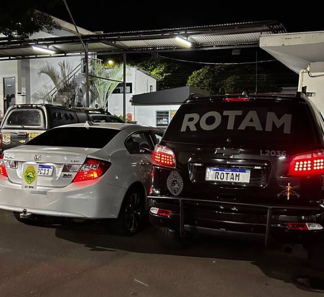 ROTAM recupera Honda Civic clonado e prende