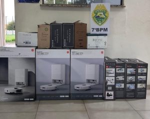 Polícia apreende T-Cross carregado com contrabando em Goioerê