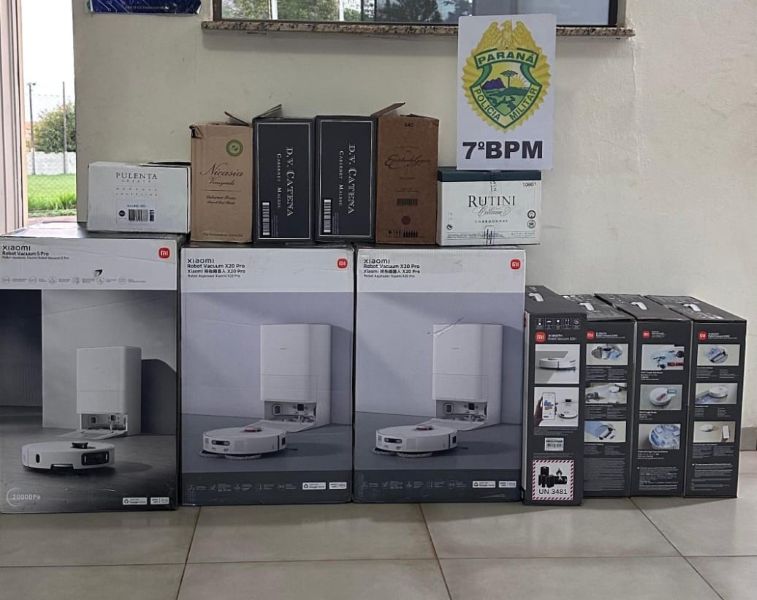 Polícia apreende T-Cross carregado com contrabando em Goioerê