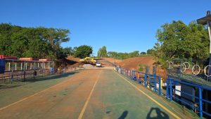 Usuários enfrentam até 1h de espera na balsa da BR-272 entre Francisco Alves e Terra Roxa