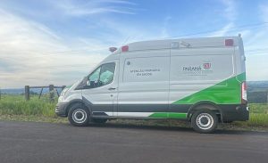 Ambulância some e aparece abandonada