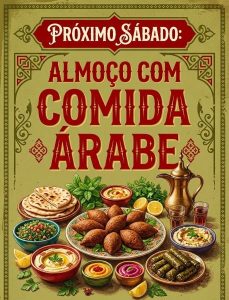 Angela serve comida árabe no sábado