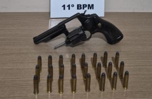  Posse ilegal de arma termina em prisão