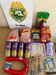 PM prende homem que furtou R$ 446 em produtos