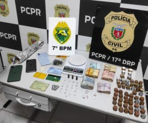 Polícia apreende crack e munição 