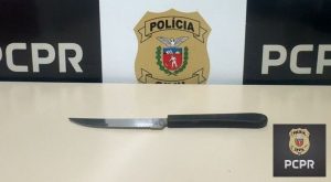 Ex-companheira persegue mulher com faca e é presa pela PCPR