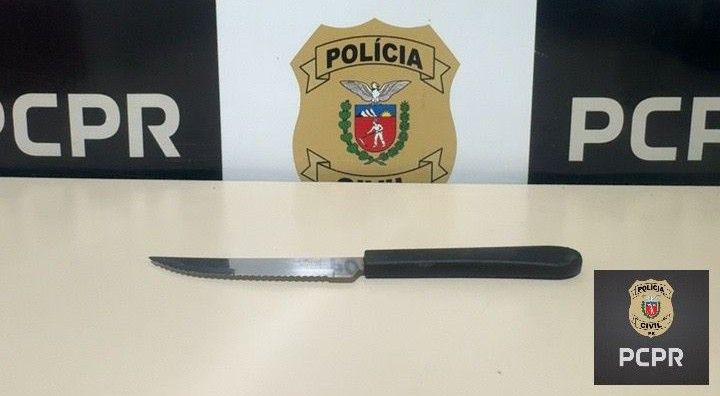 Ex-companheira persegue mulher com faca e é presa pela PCPR