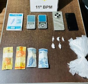 Tráfico de drogas termina com duas prisões