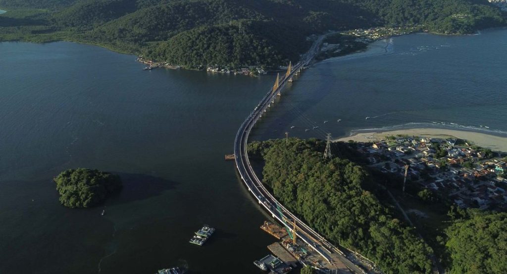 Ponte de Guaratuba pronta e iluminada