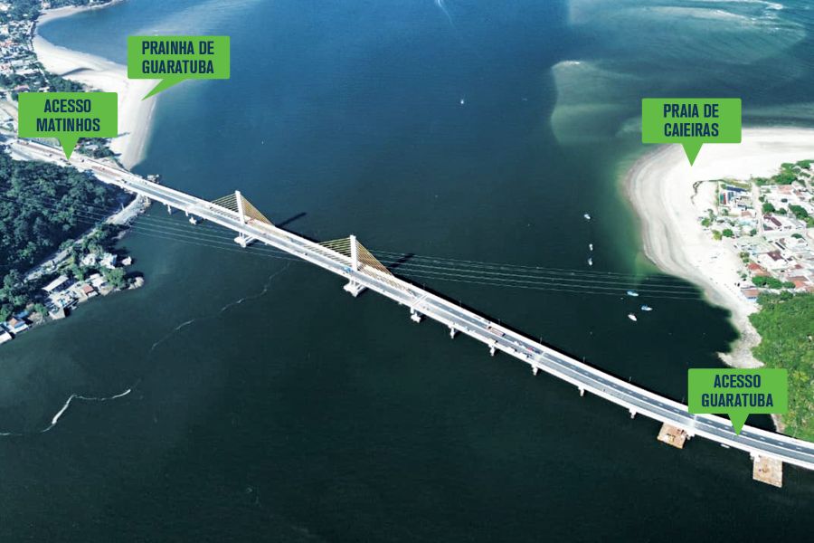 Inauguração da Ponte de Guaratuba é transferida por causa do tempo
