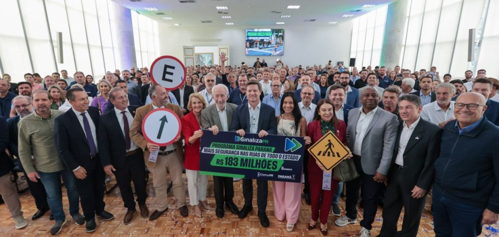 Sinaliza Paraná destina R$ 183 milhões para cidades do Estado