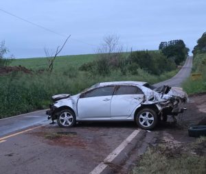 Motorista de 23 anos dorme ao volante, capota e é preso por embriaguez