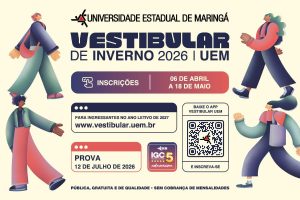 Últimos dias para inscrições no Vestibular de Inverno 2026 da UEM