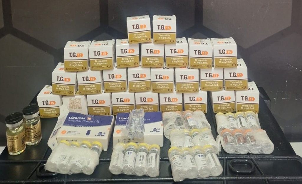 Polícia apreende medicamentos de emagrecimento contrabandeados no Paraná