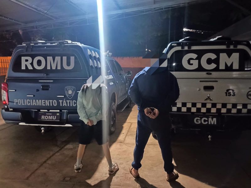 GCM prende casal com arma raspada e 191g de cocaína