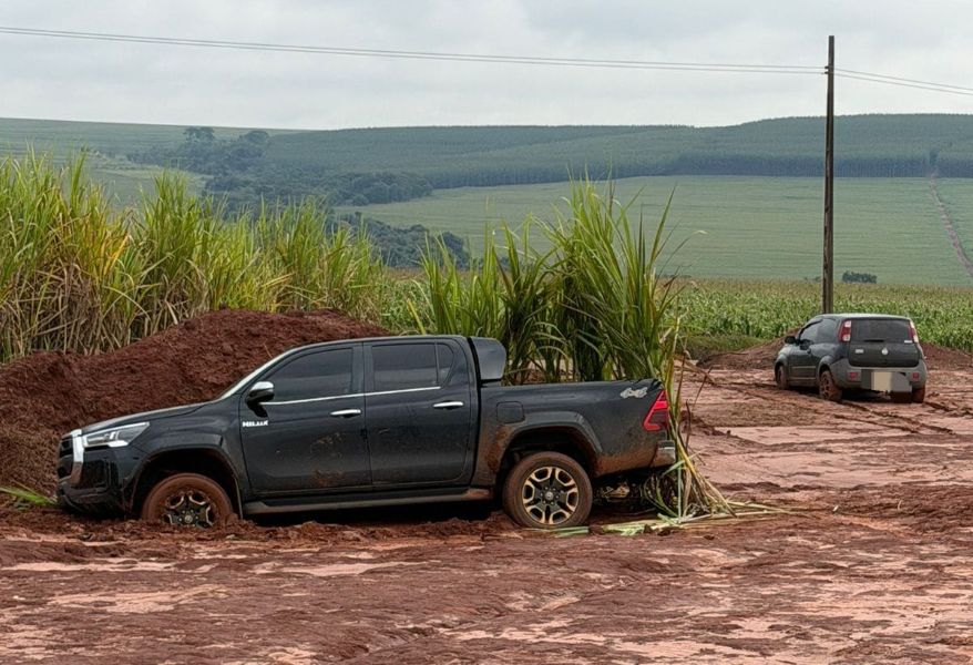 Polícia recupera Hilux furtada em Goioerê durante a madrugada