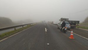 Neblina causa acidente fatal na BR-376