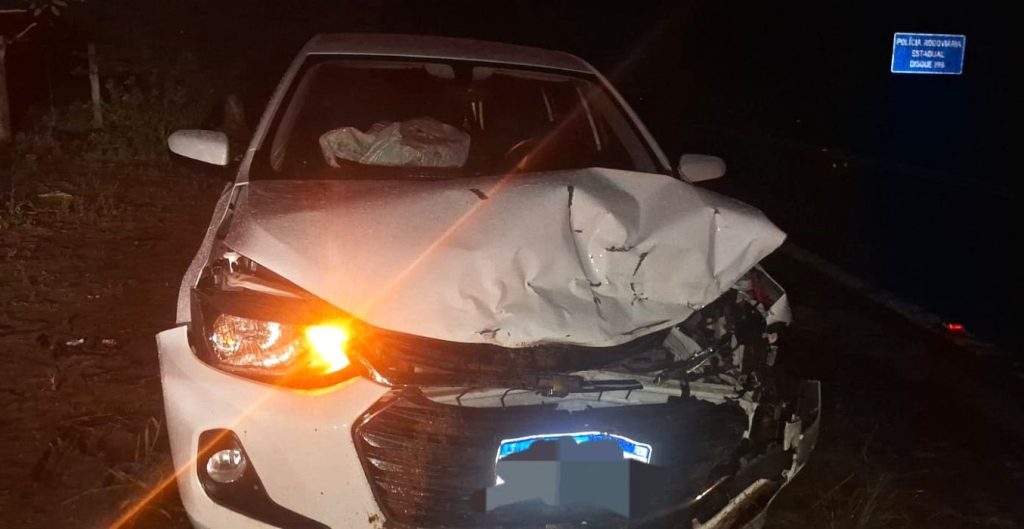 Colisão frontal na PR-468 deixa ferido em Moreira Sales