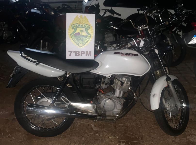 Operação Sinergia III apreende duas motos em Goioerê