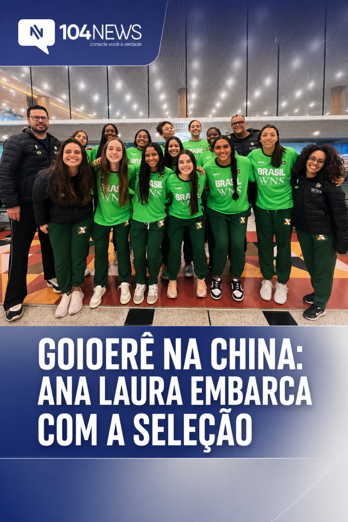 Ana Laura Barreto embarca com a Seleção Brasileira para turnê na China