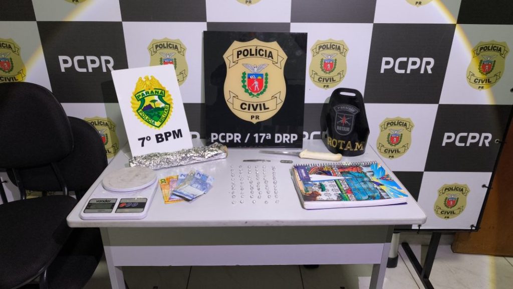 ROTAM e Polícia Civil fecham ponto de tráfico