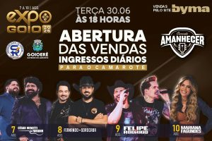 ExpoGoio 2026 abre vendas de convites individuais para o Camarote Amanhecer