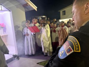Fiéis inauguram capela Nossa Senhora de Fátima no posto da Polícia Rodoviária