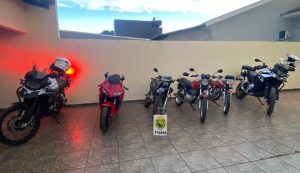 Operação da Polícia Militar apreende quatro motos