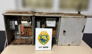 Casal é preso por furto de padrão de energia