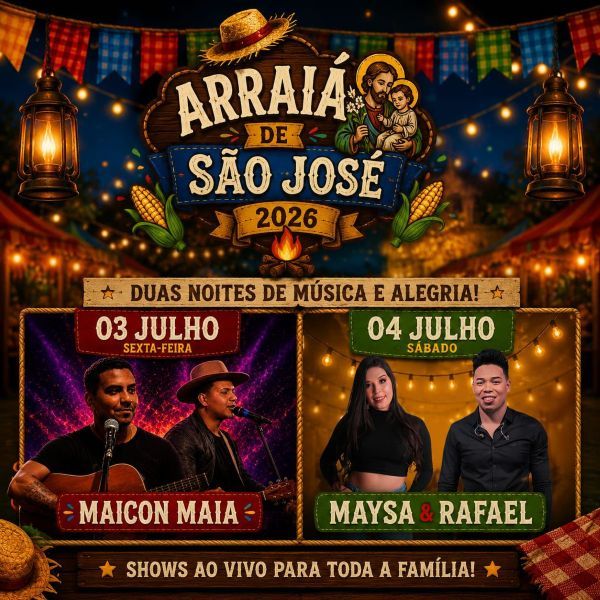 Arraia de São José agita Rancho Alegre com dois dias de festa, fé e tradição