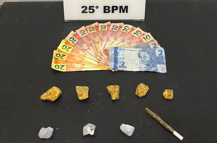 Tráfico de drogas leva jovem à prisão