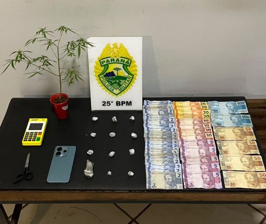 Tráfico de drogas termina com dois presos