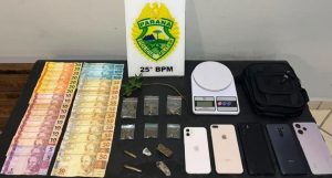 Tráfico de drogas termina com duas prisões