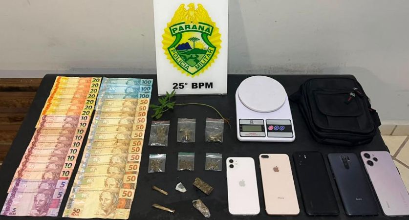 Tráfico de drogas termina com duas prisões