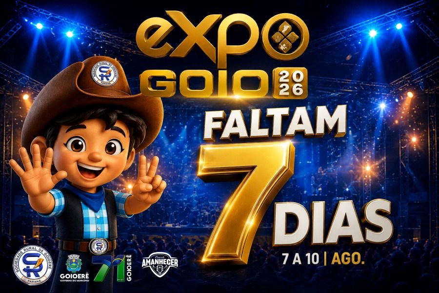 ExpoGoio 2026 começa em sete dias e aquece expectativa em Goioerê