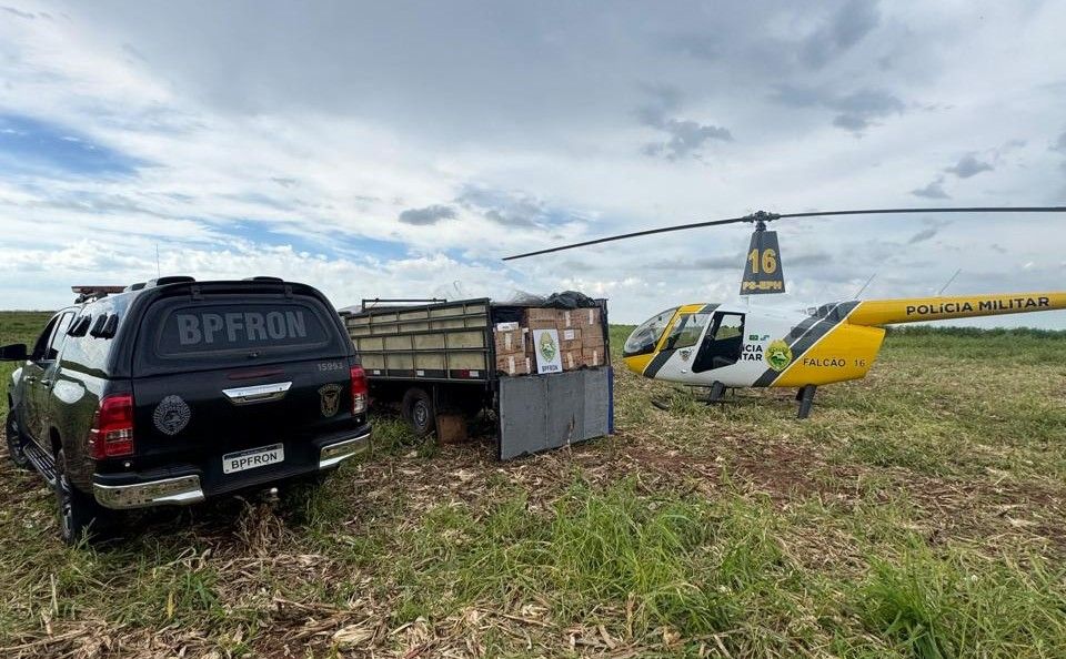 BPFron prende contrabandista e apreende carga de cigarros