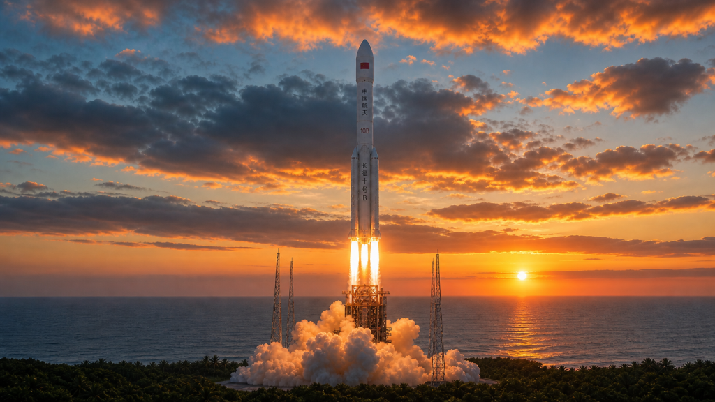 China testa foguete que dá ré e desafia domínio de Elon Musk no espaço